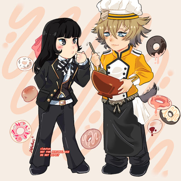couple art / chibi